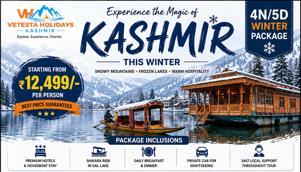 ❄️ KASHMIR WINTER ESCAPE