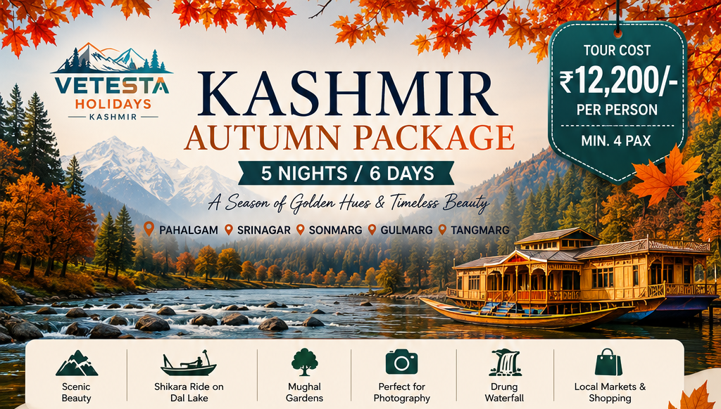 🍁 Kashmir Autumn Escape